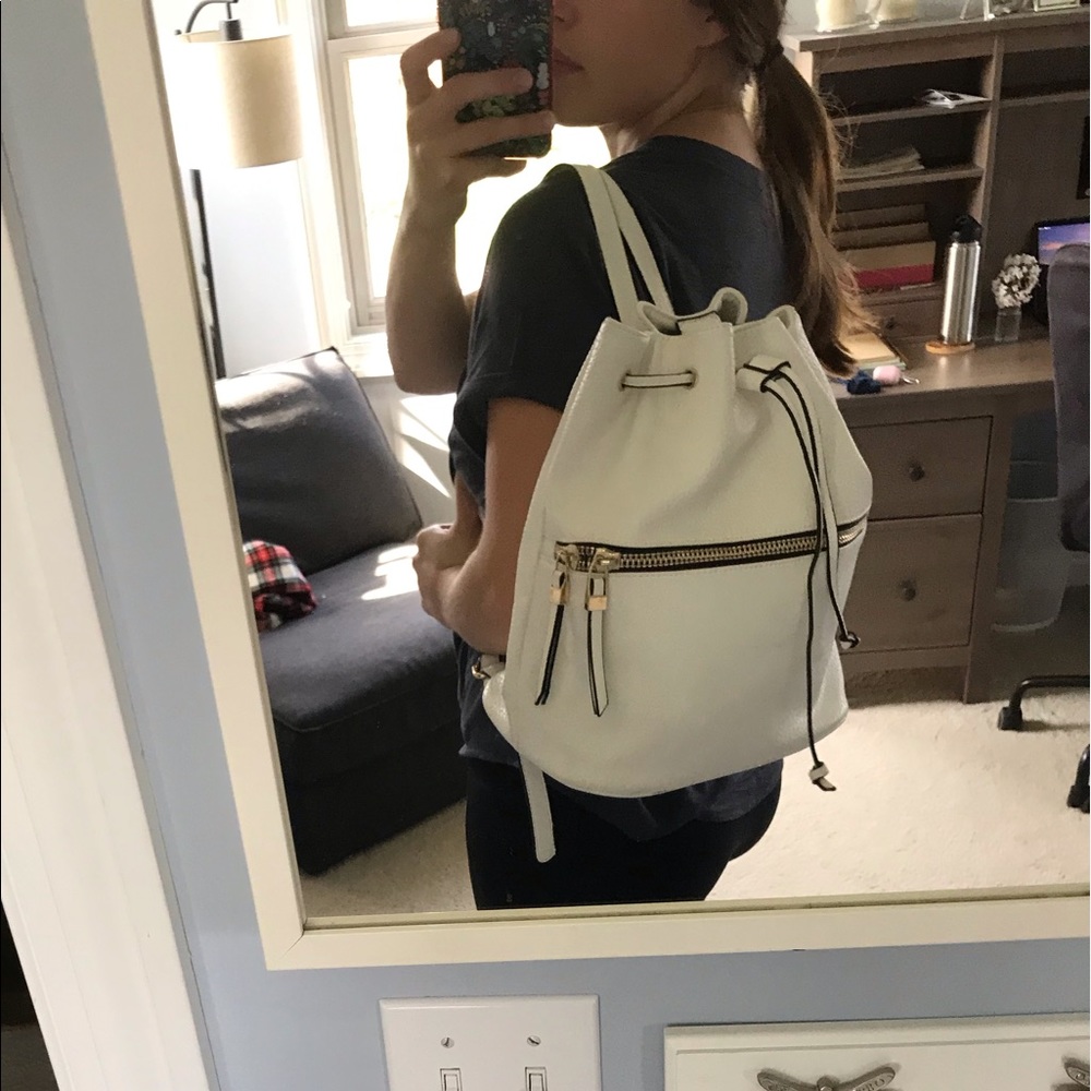 White Nasty Gal Backpack